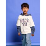 Sweat � capuche gar�on �cru