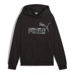 Sweat � capuche gar�on ess + camo gris