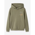 Sweat � capuche gar�on avec inscription name it olive