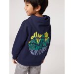 Sweat � capuche gar�on marine