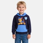 Sweat � capuche gar�on pat patrouille bleu marine