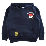 Sweat � capuche gar�on pokemon bleu marine