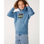 Sweat � capuche gar�on rip script icon bluefin