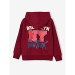 Sweat � capuche gar�on rouge chin�