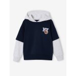 Sweat � capuche gar�on sport marine
