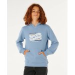 Sweat � capuche gar�on streamline denim d�lav�