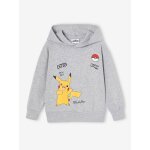 Sweat � capuche pok�mon gris chin�