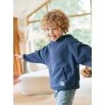 Sweat à capuche en polaire garçon bleu ardoise Sweat à capuche en polaire garçon bleu ardoise