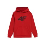 Sweat � capuche rouge