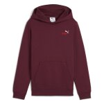 Sweat � capuche rouge bordeaux