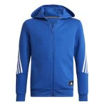 Sweat � capuche zipp� gar�on bleu