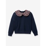 Sweat col claudine marine