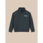 Sweat col montant en coton biologique vert anglais Sweat col montant en coton biologique vert anglais