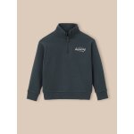 Sweat col montant gar�on - coton biologique vert anglais