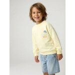 Sweat col rond manches longues jaune p�le