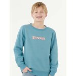 Sweat col rond tropic daze enfant bleu ciel