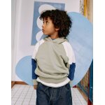 Sweat en coton avec capuche vert
