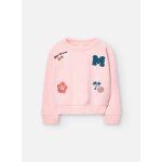 Sweat en coton avec col rond rose Sweat en coton avec col rond rose