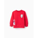 Sweat en coton spider - man rouge