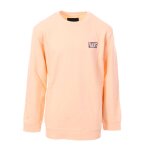 Sweat enfant logo fleece crew tropical peac orange
