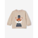 Sweat fantaisie bb garon beige chin
