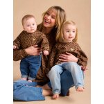 Sweat femme lopard capsule mre - fille beige