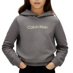 Sweat fille � capuche gris