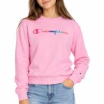 Sweat fille crew rose