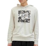 Sweat gar�on � capuches hawaii gris