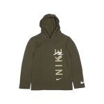 Sweat gar�on � capuche kaki