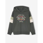 Sweat garon  capuche motif plac lichen