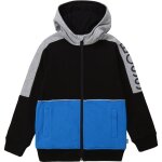 Sweat gar�on en coton noir, gris, bleu