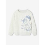 Sweat gar�on fantaisie blanc chin�