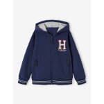 Sweat garon zipp  capuche sport marine