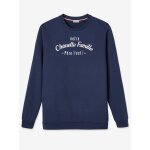Sweat homme notre chouette famille collection capsule vertbaudetfabrication franaise marine grise