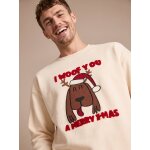Sweat homme de no�l capsule famille vanille
