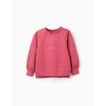 Sweat avec imprimé en relief rose foncé Sweat avec imprimé en relief rose foncé
