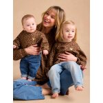 Sweat lopard femme collection capsule mre - fille envie de fraise beige