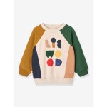 Sweat � motif aude beige