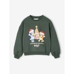 Sweat de no�l bluey mixte vert sapin