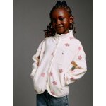 Sweat polaire fille zipp� vanille