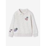 Sweat polo gar�on gris chin�