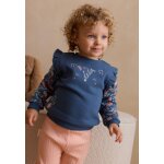 Sweat - shirt b�b� en molleton dina bleu
