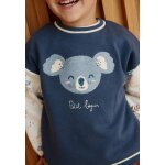 Sweat - shirt b�b� en molleton math�o bleu