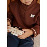 Sweat - shirt b�b� en molleton math�o marron