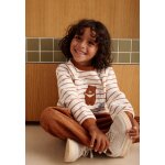 Sweat - shirt b�b� en molleton moka ecru