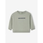 Sweat - shirt bébé personnalisable vert sauge Sweat - shirt bébé personnalisable vert sauge