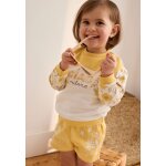 Sweat - shirt enfant ciao milano jaune