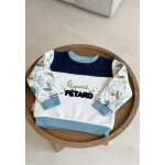 Sweat - shirt enfant en molleton oscar bleu