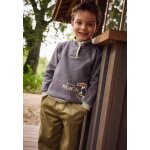 Sweat - shirt enfant en molleton ultra chaud boavista gris